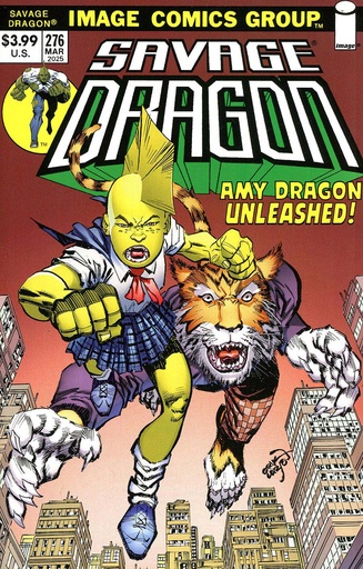 [JAN250607] Savage Dragon #276 (Cover B Erik Larsen 70s Trade Dress Variant)