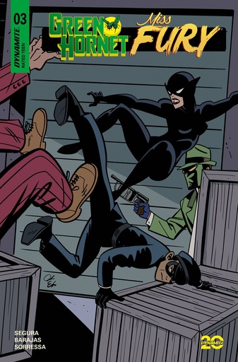 [JAN250258] Green Hornet/Miss Fury #3 (Cover D Jacob Edgar)