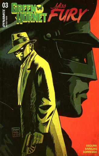 [JAN250255] Green Hornet/Miss Fury #3 (Cover A Francesco Francavilla)