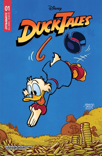 [JAN250250] DuckTales #1 (Cover Z Carlo Lauro Embossed Metal Premium Variant)