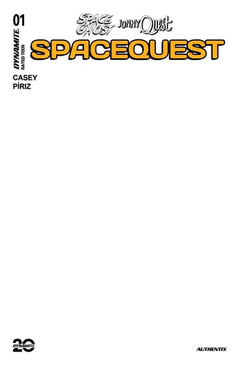 [JAN250156] Space Ghost/Jonny Quest: Space Quest #1 (Cover H Blank Authentix Variant)