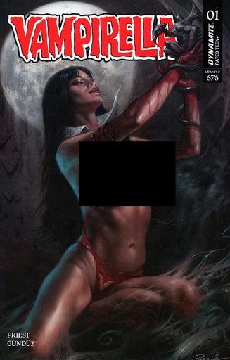 [JAN250115] Vampirella #1 (Cover I Lucio Parrillo Black Bag Risque Variant)