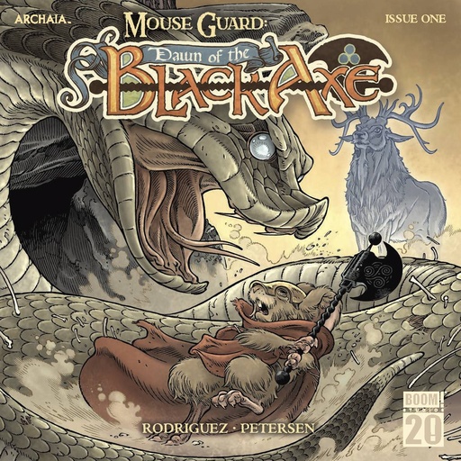 [JAN250016] Mouse Guard: Dawn of the Black Axe #1 of 3 (Cover A Gabriel Rodriguez)