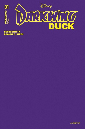 [NOV247894] Darkwing Duck #1 (Cover V Purple Blank Authentix Variant)