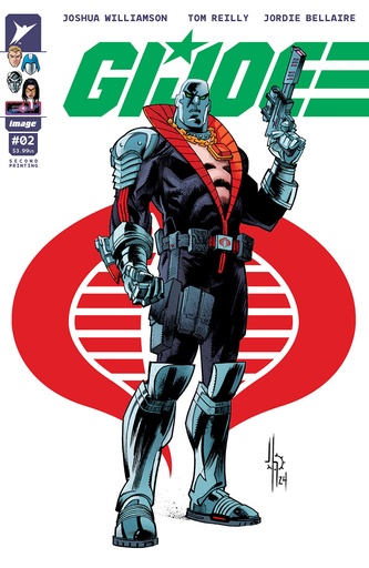 GI Joe #2 (2nd Printing Cover B Jason Howard Cobra Variant)