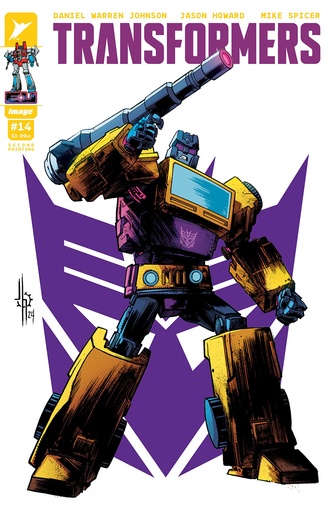 [DEC247671] Transformers #14 (2nd Printing Cover B Jason Howard)