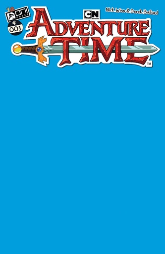 [FEB251847] Adventure Time #1 (Cover F Finn Blue Blank Variant)
