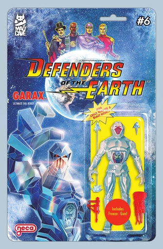 [FEB251789] Defenders of the Earth #6 of 8 (Cover B Djordje Djokovic Action Figure Variant)