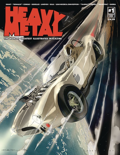 [FEB251677] Heavy Metal Magazine #1 (Cover D Keron Grant Grimaldi Variant)