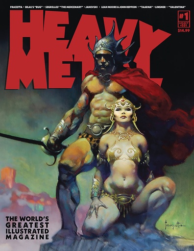 [FEB251675] Heavy Metal Magazine #1 (Cover B Frank Frazetta)