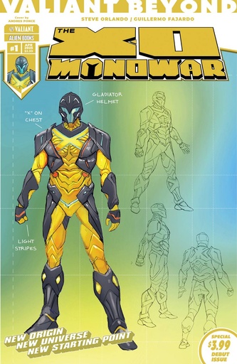 [FEB251277] Valiant Beyond: X-O Manowar #1 of 4 (Cover D Andres Ponce Design Variant)