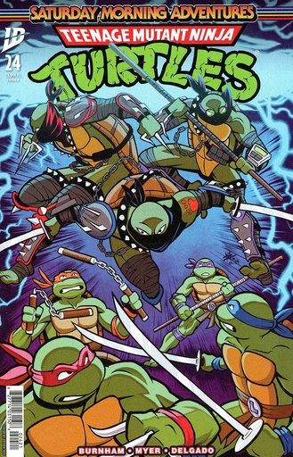 [FEB251223] TMNT: Saturday Morning Adventures Continued #24 (Cover B Edison Neo)