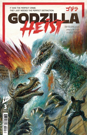 [FEB251185] Godzilla: Heist #3 (Cover A Bob Eggleton)