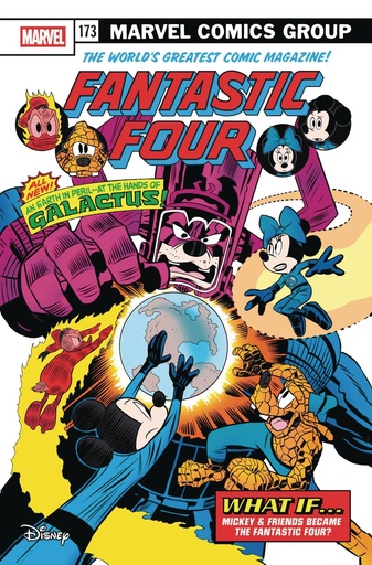 [FEB250662] Fantastic Four #31 (Claudio Sciarrone Disney What If Fantasitc Four Homage Variant)