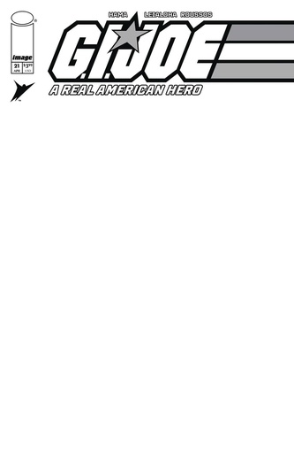 [FEB250520] GI Joe: A Real American Hero #21 (Silent Missions Edition Cover C Blank Variant)