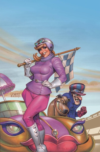 [FEB250156] Giant-Size Wacky Races #1 (Cover E Joseph Michael Linsner Metal Premium Variant)