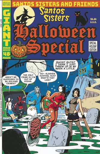 [MAY238927] Santos Sisters Halloween Special #1 (Cover B Greg & Fake Guts Variant)