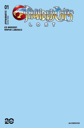 [DEC247857] Thundercats: Lost #1 (Cover T Blue Blank Authentix Variant)