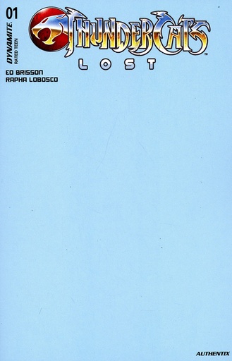 [DEC247857] Thundercats: Lost #1 (Cover T Blue Blank Authentix Variant)
