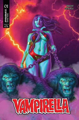[JAN257601] Vampirella #1 (Cover ZB Mark Spears Purple Rain Variant)