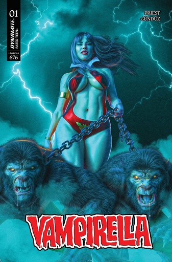 [JAN257598] Vampirella #1 (Cover Y Mark Spears Foil Variant)