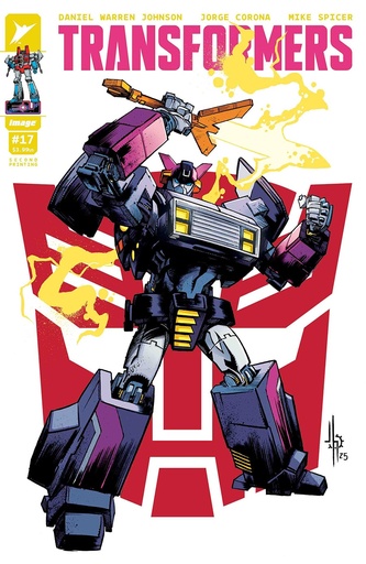 [JAN258470] Transformers #17 (2nd Printing Cover B Jason Howard Autobot Variant)