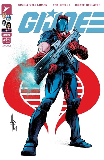 [JAN258465] GI Joe #4 (2nd Printing Cover B Jason Howard Cobra Variant)