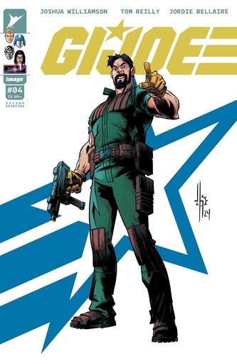 [JAN258464] GI Joe #4 (2nd Printing Cover A Jason Howard GI Joe Variant)