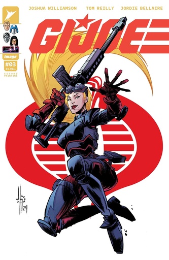 [JAN258463] GI Joe #3 (2nd Printing Cover B Jason Howard Cobra Variant)