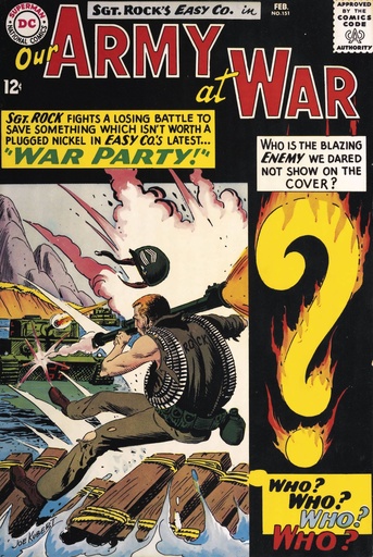 [MAR253165] Our Army at War #151 (Facsimile Edition Cover A Joe Kubert)
