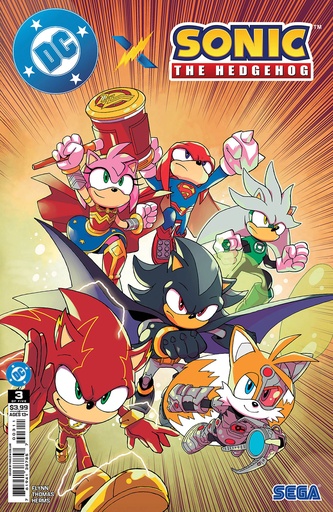 [MAR253148] DC x Sonic the Hedgehog #3 of 5 (Cover A Pablo M Collar)