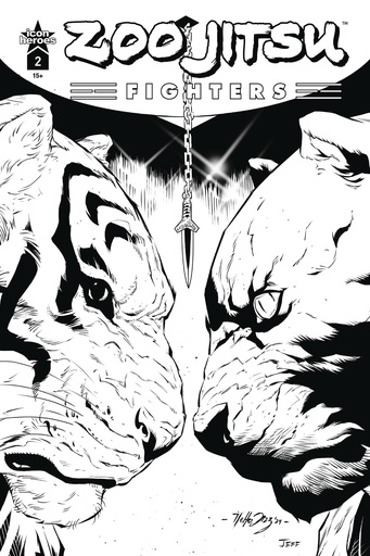 [FEB257115] Zoo Jitsu Fighters #2 (Cover E Netho Diaz B&W Variant)
