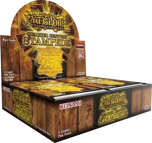[KON19050] Yu-Gi-Oh! - Quarter Century Stampede Booster Box (24 packs)