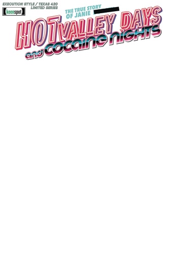 [MAR251442] Hot Valley Days and Cocaine Nights #1 of 3 (Cover B Blank Sketch Variant)