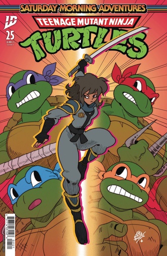 [MAR250956] TMNT: Saturday Morning Adventures Continued #25 (Cover B Corey Lewis)