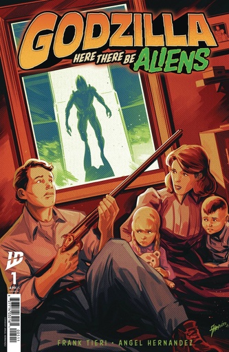 [MAR250912] Godzilla: Here There Be Aliens #1 (Cover B Angel Hernandez)
