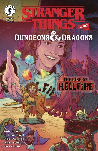 [MAR250863] Stranger Things and Dungeons & Dragons: The Rise of Hellfire #4 (Cover C Daniel Irizarri)