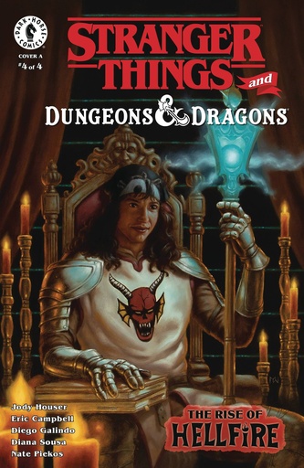 [MAR250861] Stranger Things and Dungeons & Dragons: The Rise of Hellfire #4 (Cover A Myles Wohl)