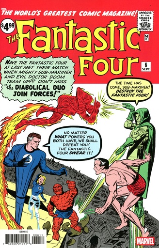 [MAR250670] Fantastic Four #6 (Facsimile Edition)