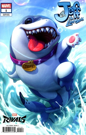 [MAR250652] Jeff the Land Shark #1 (Stanley Artgerm Lau Marvel Rivals Variant)