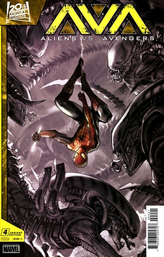 [MAR250585] Aliens vs. Avengers #4 of 4 (Jessica Fong Variant)