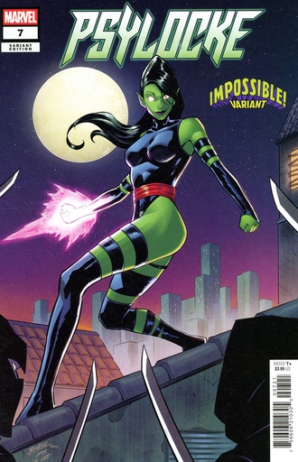 Psylocke #7 (Michele Bandini Impossiblee Variant)