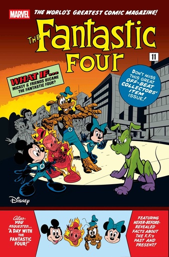 [MAR250333] Fantastic Four #32 (Emilio Urbano Disney What If Fantastic Four Homage Variant)