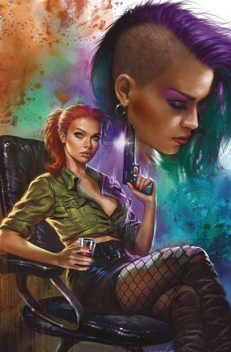 [MAR250259] Heat Seeker: Exposed - A Gun Honey Series #1 (Cover G Lucio Parrillo Foil Virgin Variant)