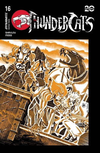[MAR250150] Thundercats #16 (Cover G Ken Haeser TMNT Homage Variant)