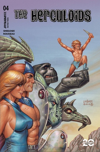 [MAR250096] The Herculoids #4 (Cover B Joseph Michael Linsner)