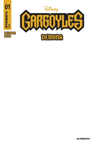 [MAR250018] Gargoyles: Demona #1 (Cover I Blank Authentix Variant)