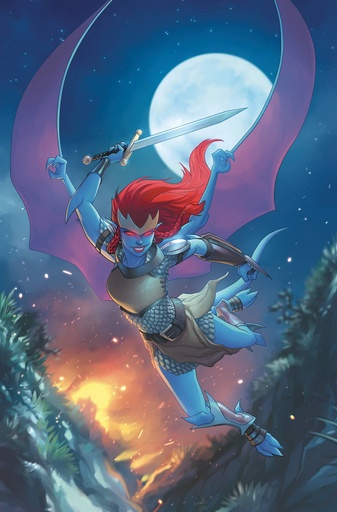[MAR250015] Gargoyles: Demona #1 (Cover F Meghan Hetrick Foil Virgin Variant)