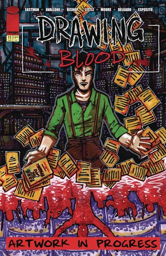 [MAR252798] Drawing Blood #11 of 12 (Cover A Kevin Eastman)