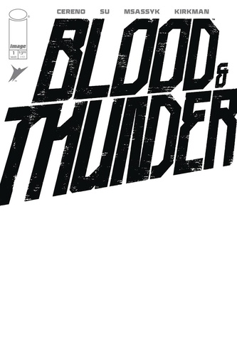 [MAR252756] Blood & Thunder #1 (Cover F Blank Sketch Variant)